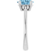 Natural Sky Blue Topaz | Oval | 8 x 6mm