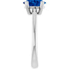 Lab-Grown Blue Sapphire | Oval | 8 x 6mm