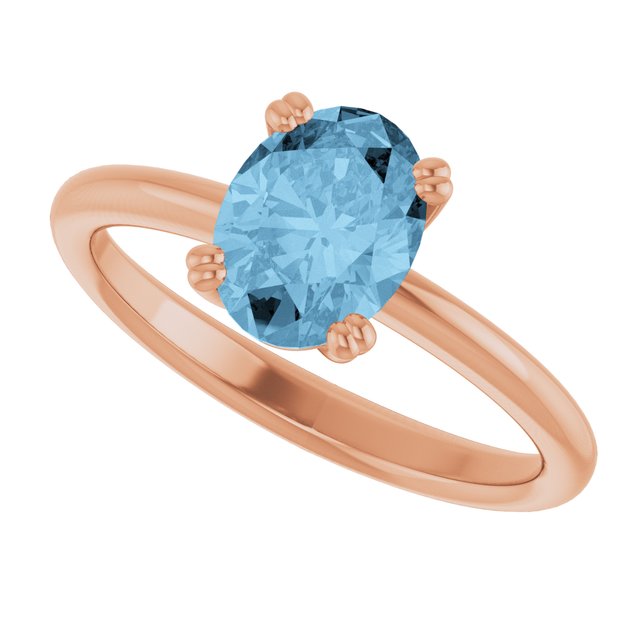 Natural Sky Blue Topaz | Oval | 8 x 6mm