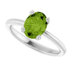 Natural Peridot | Oval | 8 x 6mm
