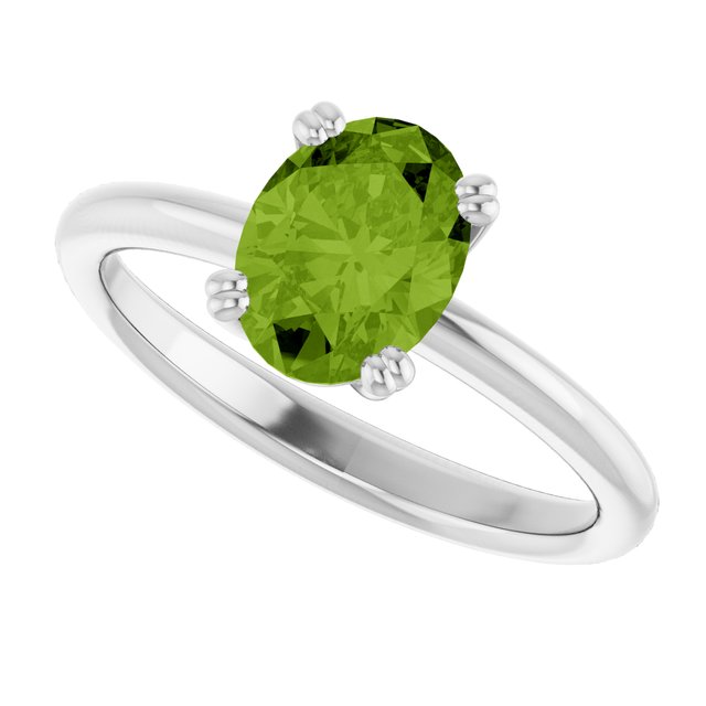 Natural Peridot | Oval | 8 x 6mm