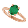 Lab-Grown Emerald | Oval | 8 x 6mm