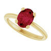 Lab-Grown Ruby | Oval | 8 x 6mm