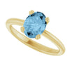 Natural Sky Blue Topaz | Oval | 8 x 6mm