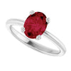 Lab-Grown Ruby | Oval | 8 x 6mm