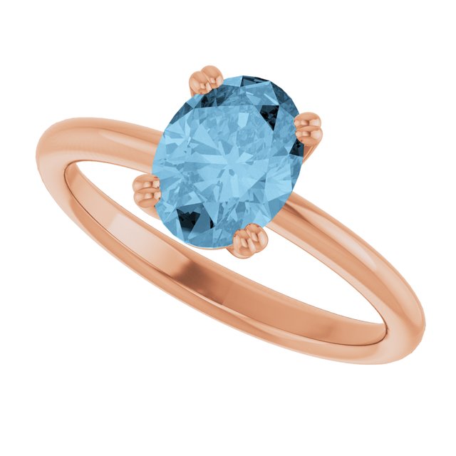 Natural Sky Blue Topaz | Oval | 8 x 6mm