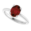 Natural Mozambique Garnet | Oval | 8 x 6mm