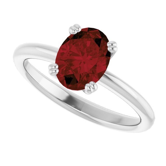 Natural Mozambique Garnet | Oval | 8 x 6mm