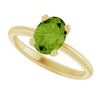 Natural Peridot | Oval | 8 x 6mm