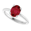 Lab-Grown Ruby | Oval | 8 x 6mm