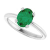 Lab-Grown Emerald | Oval | 8 x 6mm