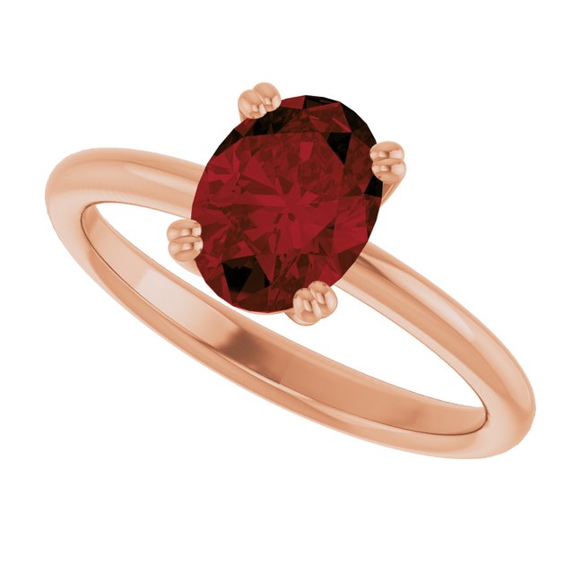 Natural Mozambique Garnet | Oval | 8 x 6mm