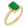 Lab-Grown Emerald | Emerald | 8 x 6mm