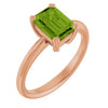 Natural Peridot | Emerald | 8 x 6mm