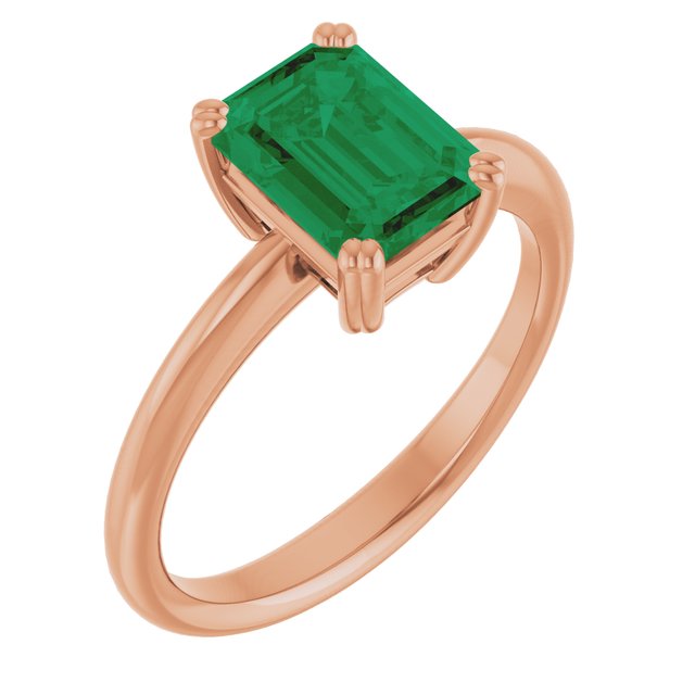 Lab-Grown Emerald | Emerald | 8 x 6mm