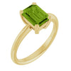Natural Peridot | Emerald | 8 x 6mm