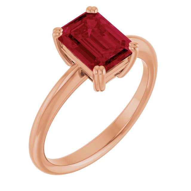 Lab-Grown Ruby | Emerald | 8 x 6mm