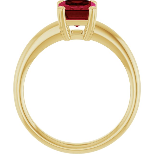 Lab-Grown Ruby | Emerald | 8 x 6mm