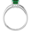 Lab-Grown Emerald | Emerald | 8 x 6mm