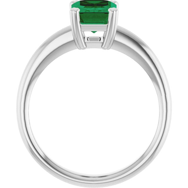 Lab-Grown Emerald | Emerald | 8 x 6mm