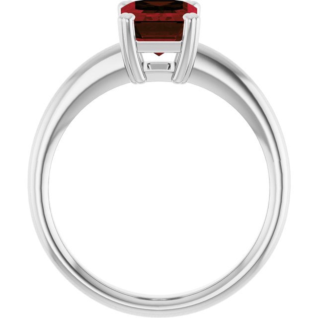 Natural Mozambique Garnet | Emerald | 8 x 6mm