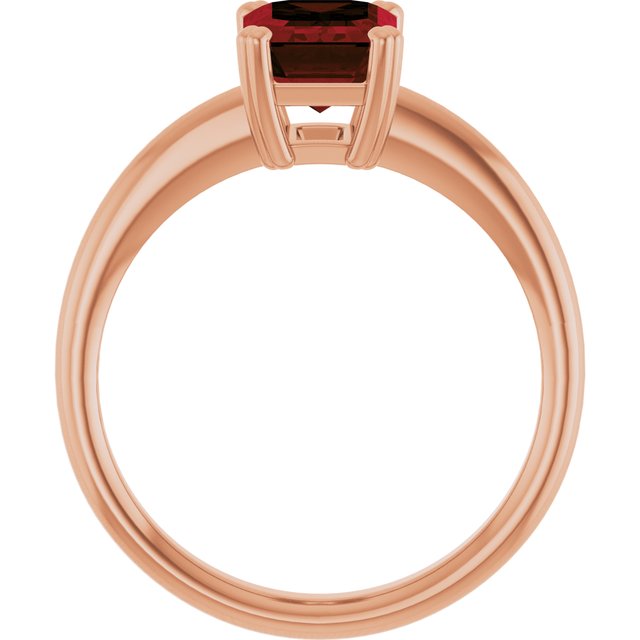 Natural Mozambique Garnet | Emerald | 8 x 6mm