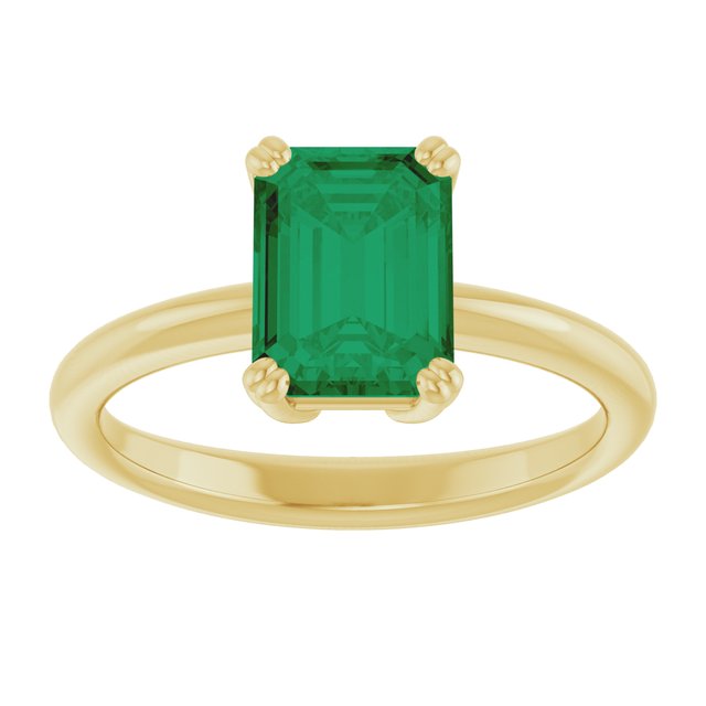 Lab-Grown Emerald | Emerald | 8 x 6mm