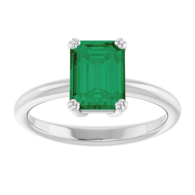 Lab-Grown Emerald | Emerald | 8 x 6mm