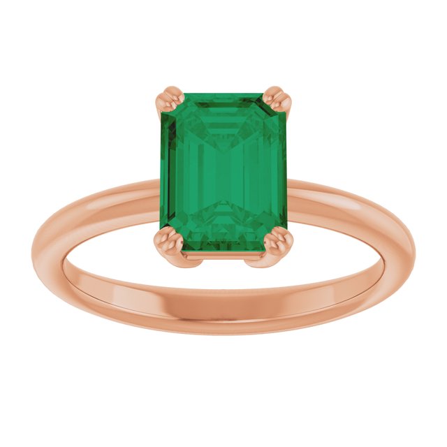 Lab-Grown Emerald | Emerald | 8 x 6mm