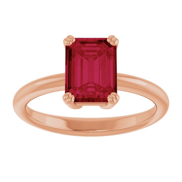Lab-Grown Ruby | Emerald | 8 x 6mm