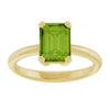 Natural Peridot | Emerald | 8 x 6mm