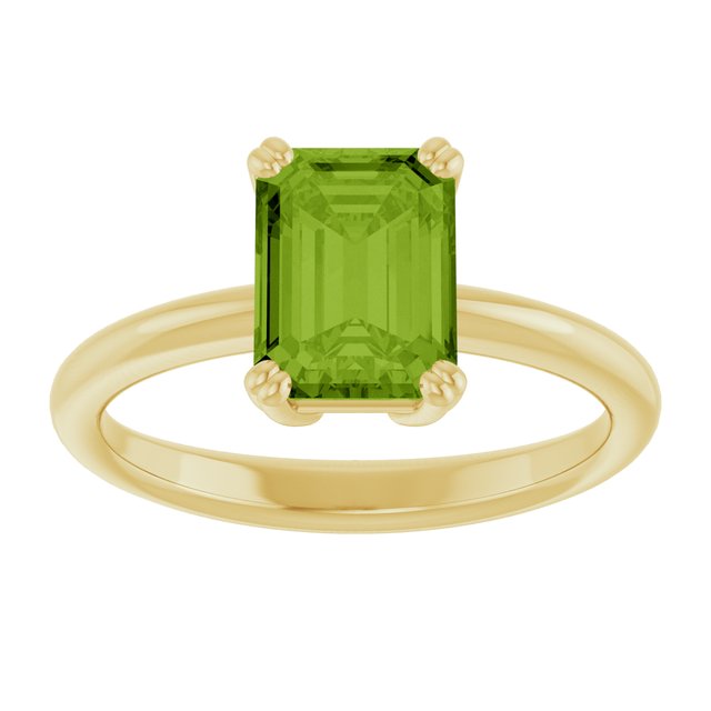 Natural Peridot | Emerald | 8 x 6mm