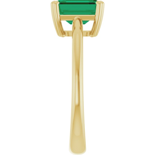 Lab-Grown Emerald | Emerald | 8 x 6mm