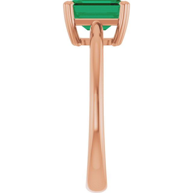 Lab-Grown Emerald | Emerald | 8 x 6mm