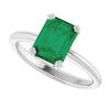 Lab-Grown Emerald | Emerald | 8 x 6mm