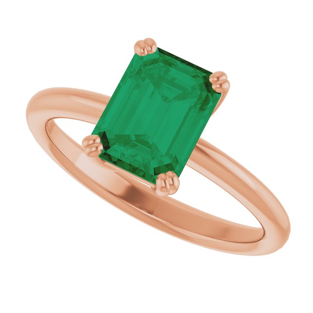 Lab-Grown Emerald | Emerald | 8 x 6mm