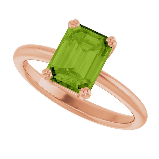 Natural Peridot | Emerald | 8 x 6mm