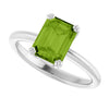 Natural Peridot | Emerald | 8 x 6mm