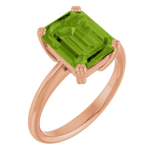 Natural Peridot | Emerald | 10 x 8mm