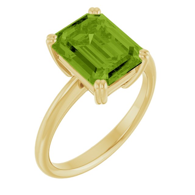 Natural Peridot | Emerald | 10 x 8mm