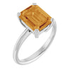 Natural Citrine | Emerald | 10 x 8mm