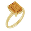 Natural Citrine | Emerald | 10 x 8mm