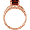 Natural Mozambique Garnet | Emerald | 10 x 8mm