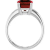 Natural Mozambique Garnet | Emerald | 10 x 8mm