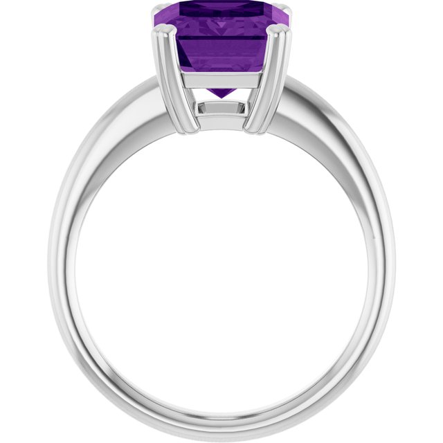 Natural Amethyst | Emerald | 10 x 8mm