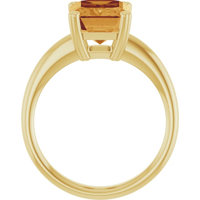 Natural Citrine | Emerald | 10 x 8mm