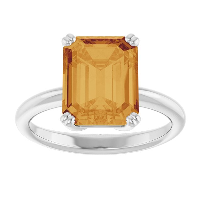 Natural Citrine | Emerald | 10 x 8mm