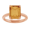Natural Citrine | Emerald | 10 x 8mm