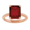 Natural Mozambique Garnet | Emerald | 10 x 8mm