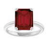 Natural Mozambique Garnet | Emerald | 10 x 8mm